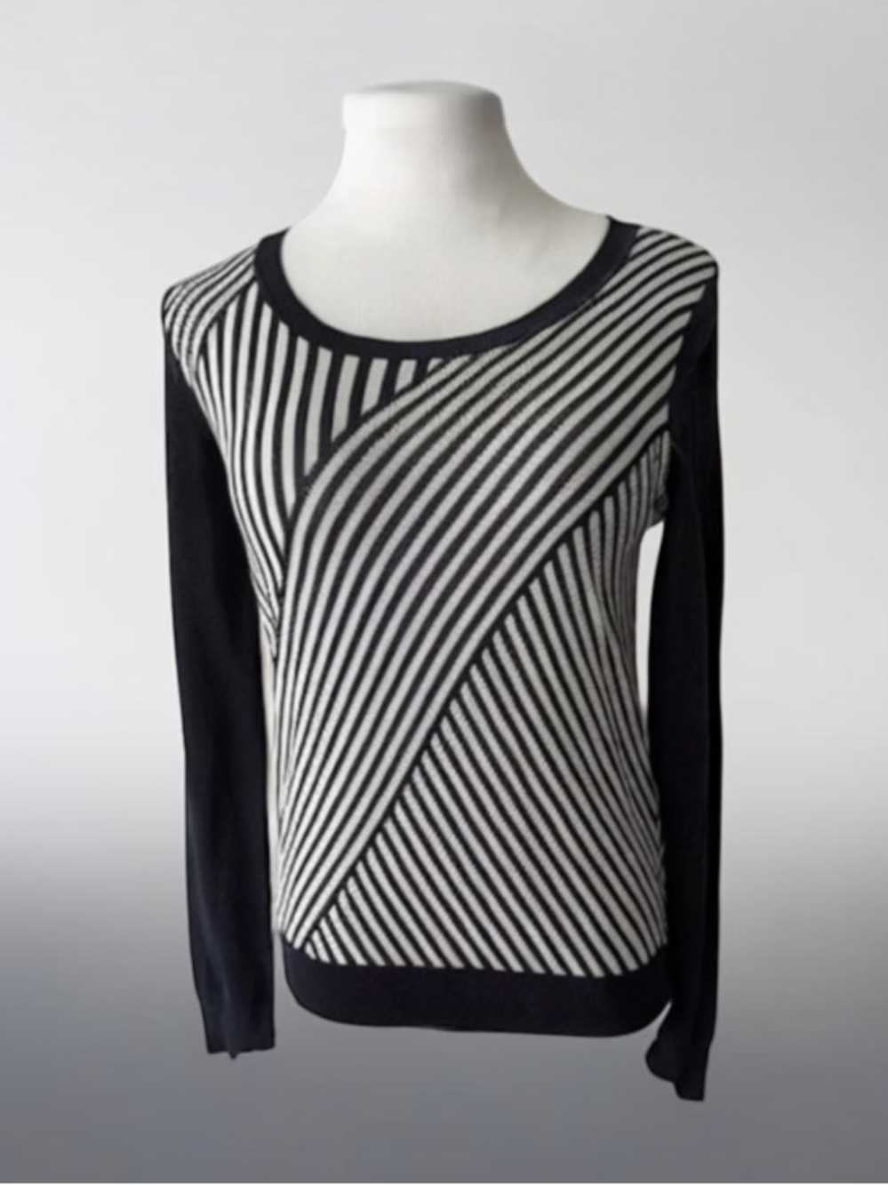 Hugo Boss Francetta Diagonal Stripe Sweater